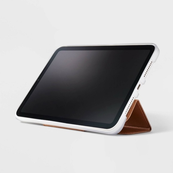 Apple iPad Mini Folio Faux Leather Case - heyday™ Brown 6 - Picture 2 of 4